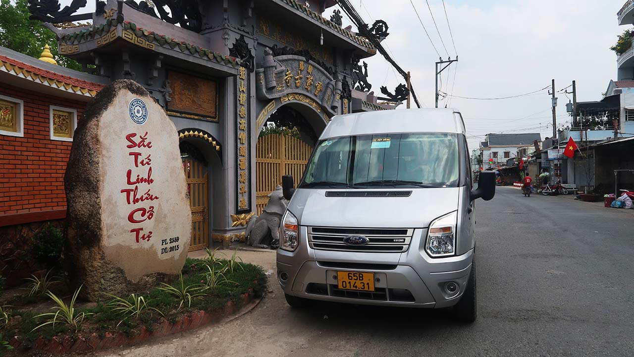 Chùa Linh Thứu - Check in ngôi chùa lâu đời tại Tiền Giang (2025) 19 Đường đi chùa Linh Thứu