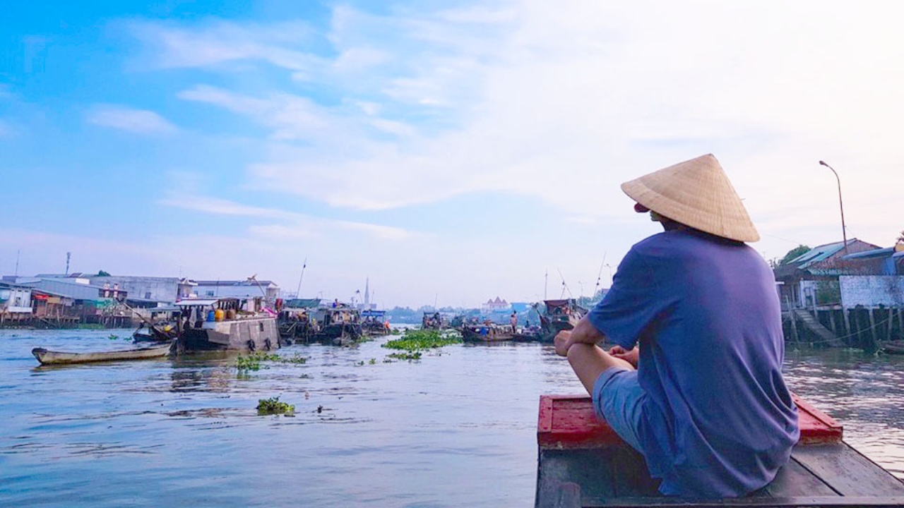 Chợ nổi Cái Bè Tiền Giang - Kinh nghiệm du lịch từ A đến Z (2025) 21 Check in chợ nổi Tiền Giang