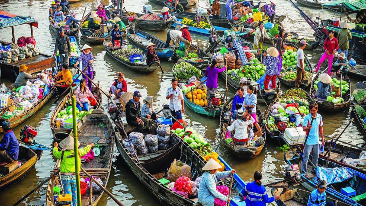 Chợ nổi Cái Bè Tiền Giang - Kinh nghiệm du lịch từ A đến Z (2025) 15 Chợ nổi Tiền Giang