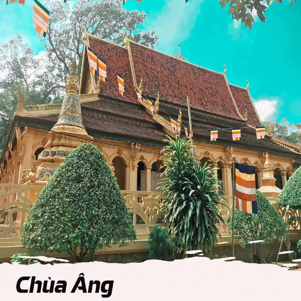 Ao Bà Om - Hé lộ những câu chuyện kì bí tại Trà Vinh (2025) 22 Chùa Âng cạnh Ao Bà Om
