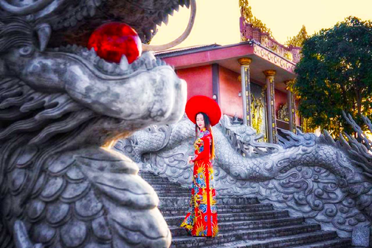 Chùa Kim Tiên An Giang - Vãng cảnh chốn bồng lai "Bảy Núi" 37 chùa kim tiên tịnh biên an giang