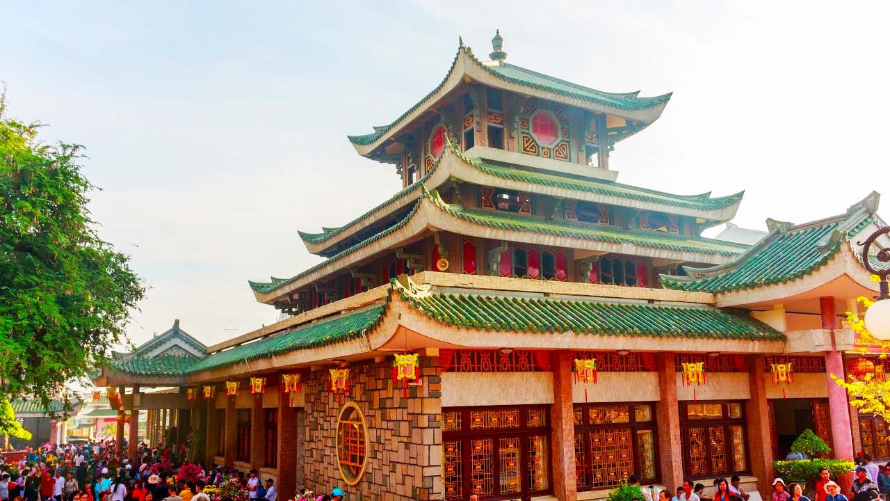 Chùa Bánh Xèo An Giang - Viếng Thiền viện Đông Lai (2025) 38 Miếu Bà Chúa Xứ
