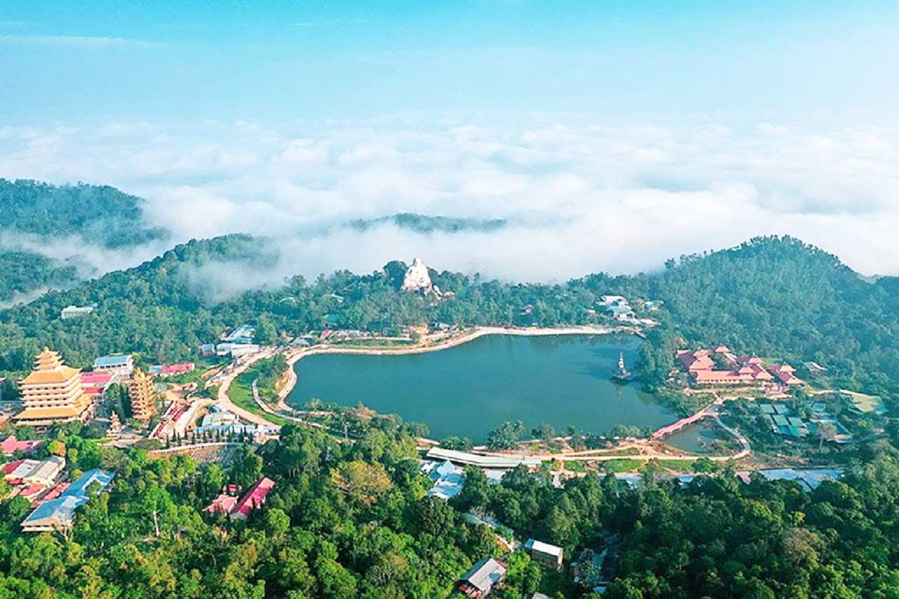 Chùa Kim Tiên An Giang - Vãng cảnh chốn bồng lai "Bảy Núi" 41 Thất sơn An Giang