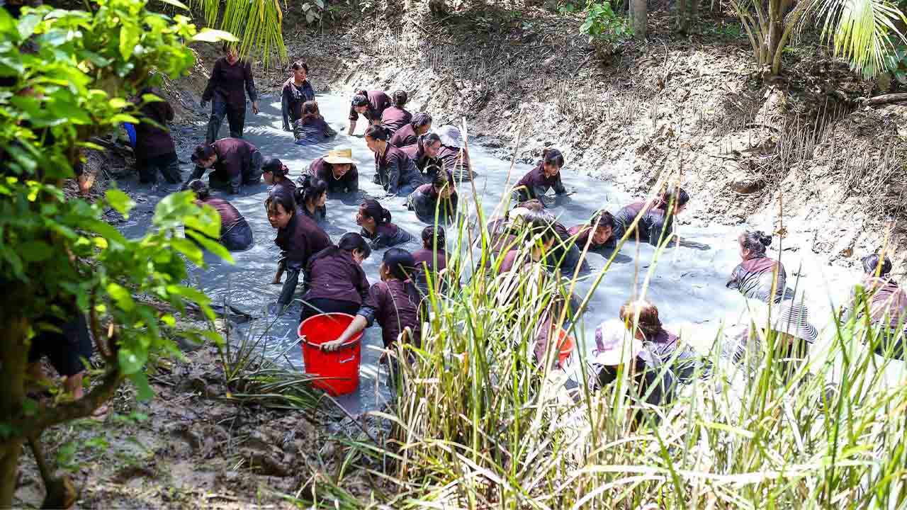 Khu du lịch Lan Vương Bến Tre - Địa điểm vui chơi "thả ga" ở miền Tây 18 trải nghiệm mò cua bắt ốc